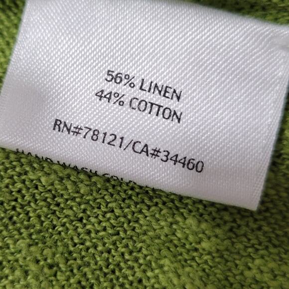 Eileen Fisher Linen Cotton Slub Cardigan Kimono Open Front Size PM - Picture 7 of 7